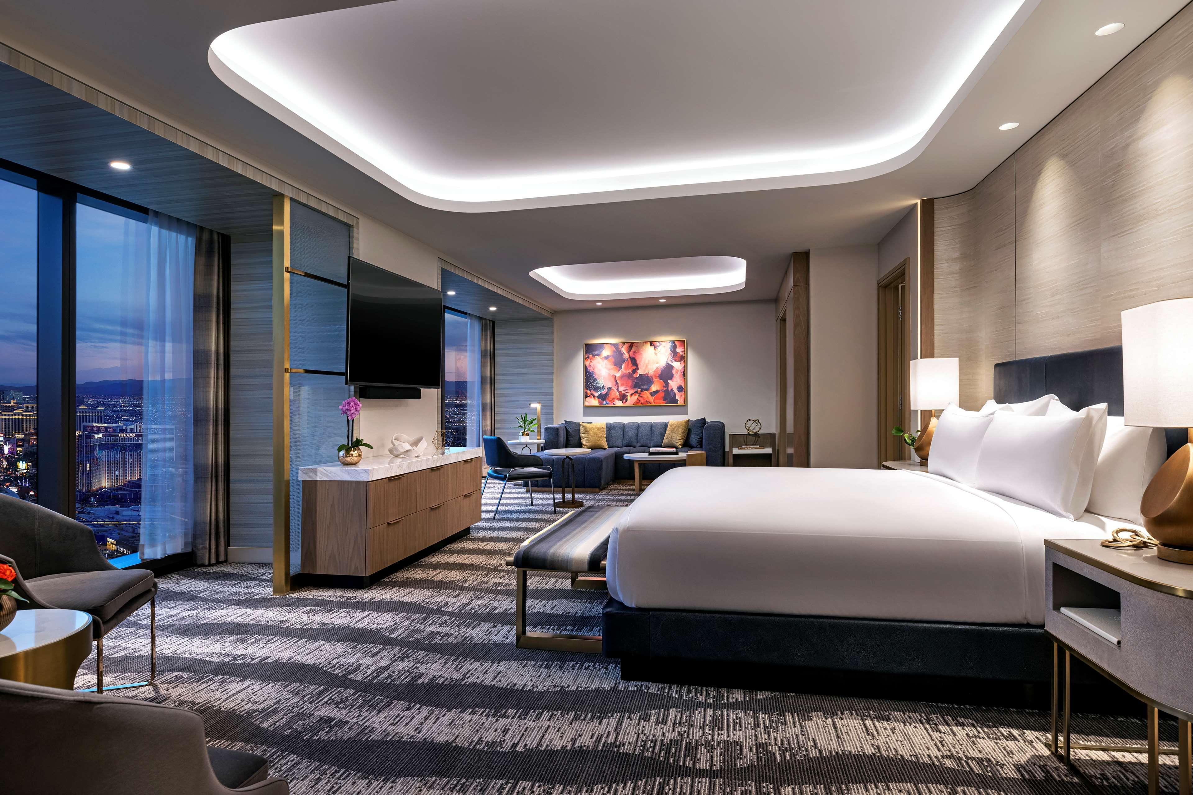 Conrad Las Vegas At Resorts World Kültér fotó A rendering of a suite at the new Wynn Las Vegas